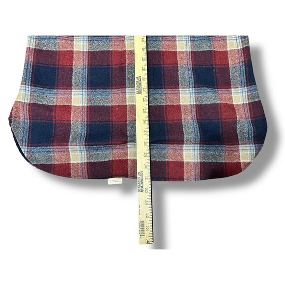 Vintage Pendleton 100% Virgin Wool High‎ Grade Western Wear Plaid Shirt L - Picture 13 of 14